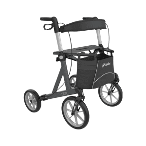 Lion letvægtsrollator med store hjul
