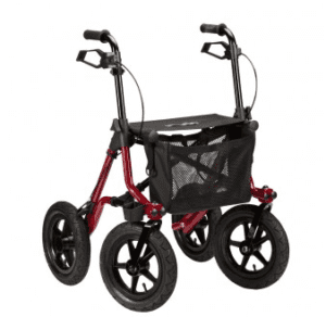 Taima rollator med store luftfyldte hjul