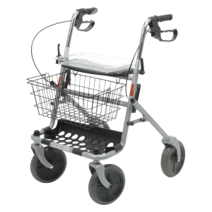 Rollator med Eurobremse og kurv