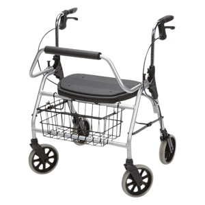 Rollator XXL set fra venstre profil.