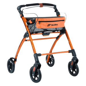 Jaguar indendørs rollator i smart orange farve