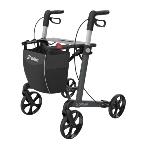 Leopard rollator. Fås i to sædehøjder. 62 eller 54 cm.