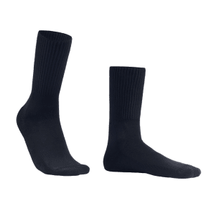 Reflexwear ankelstrømpe i sort og kraftigmodel