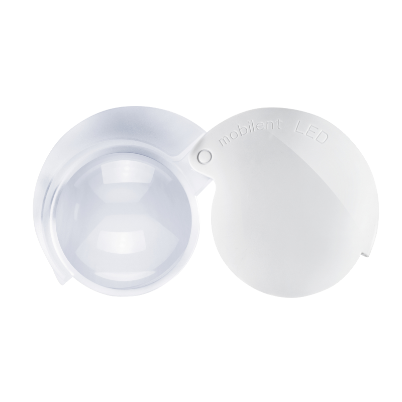 Mobilent LED-lupp | lupp med ljus för fickan